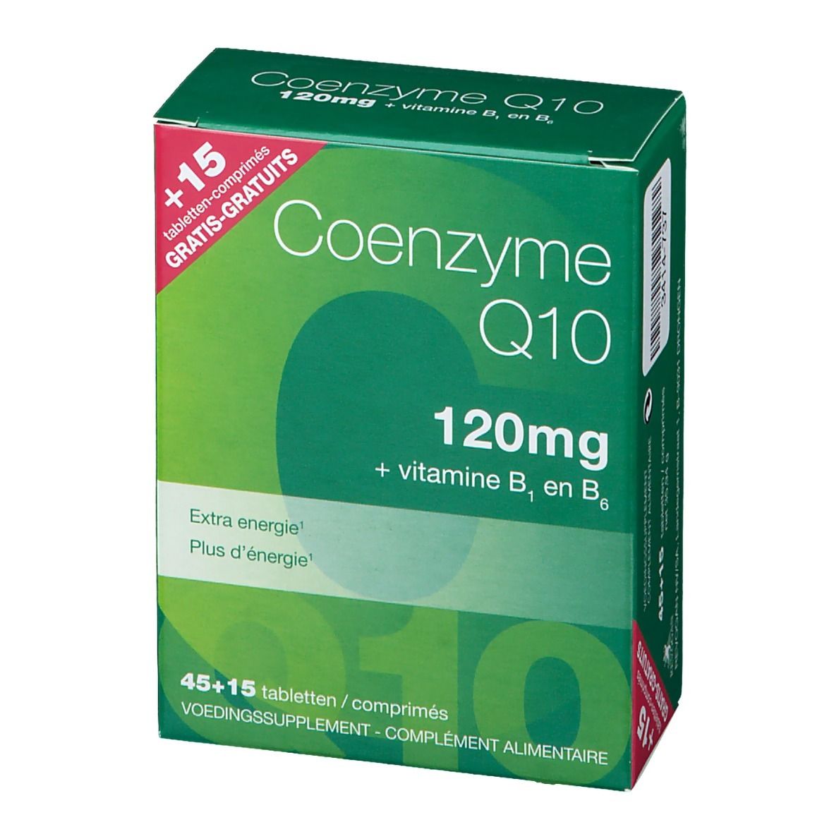 Revogan Coenzyme Q10 120mg + 15 GRATIS