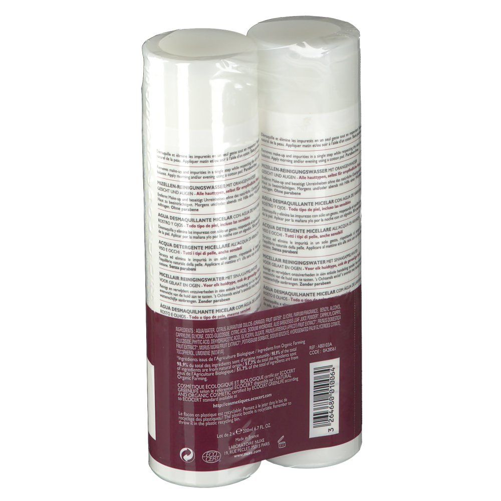 Bio Beauté By Nuxe Micellair Reinigingswater Duopack Promo