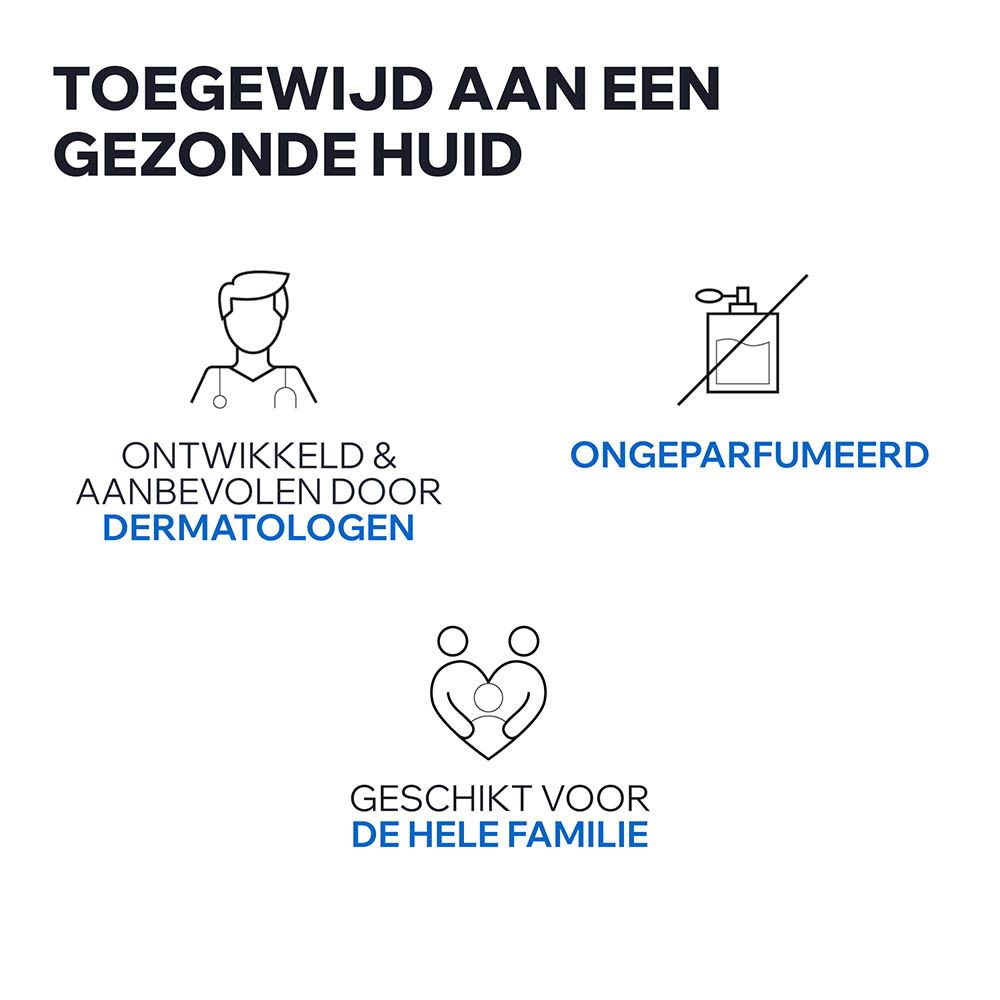 Achterkant van de Uriage BARIÉDERM Cica-Crème verpakking. Nederlandse tekst.
