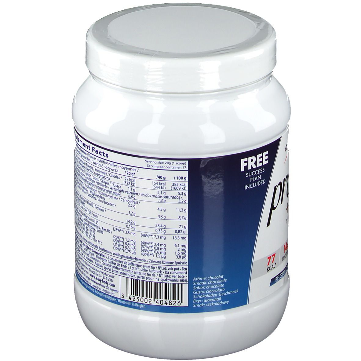 EASY BODY Protein Chocolat Belge