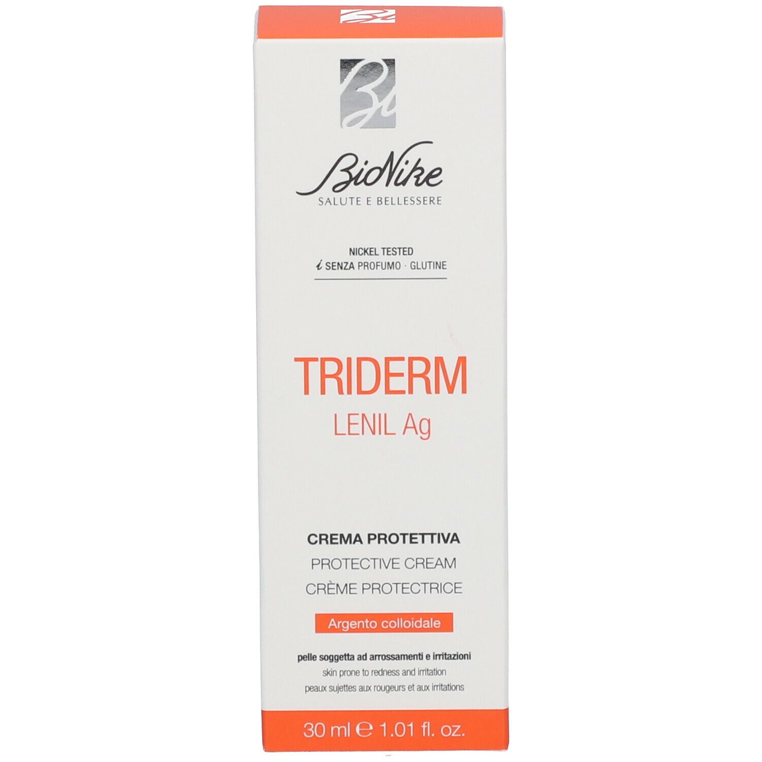 BioNike Triderm Lenil Ag Crème pour les Dermatites