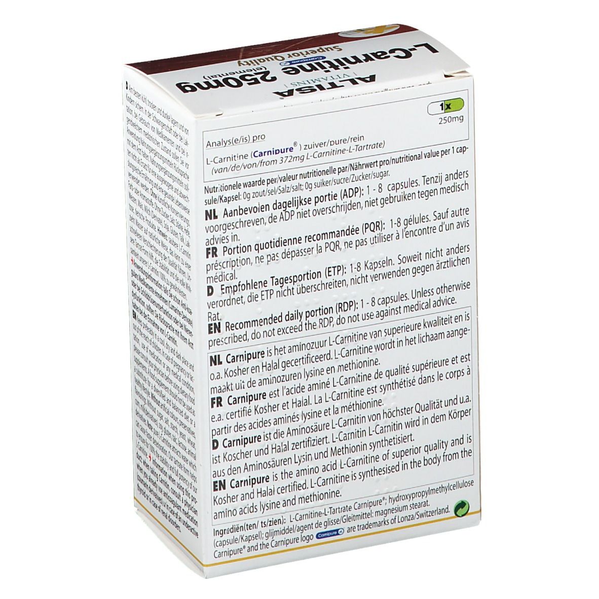 Altisa® L-Carnitine 250 mg