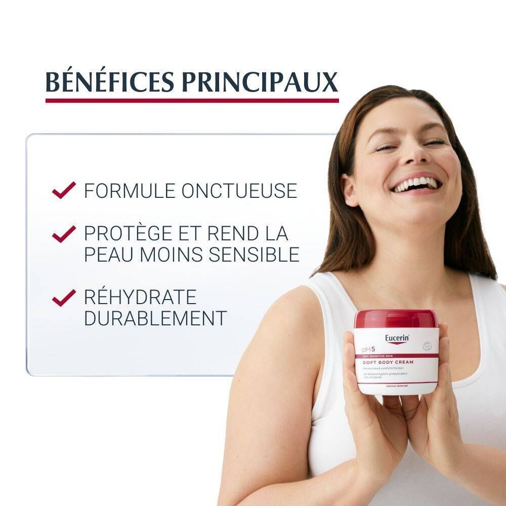 Eucerin pH5 Crème Corporelle Peau Sèche et Sensible