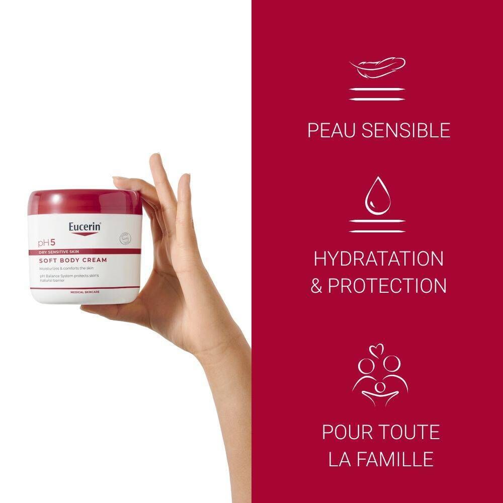 Eucerin pH5 Crème Corporelle Peau Sèche et Sensible