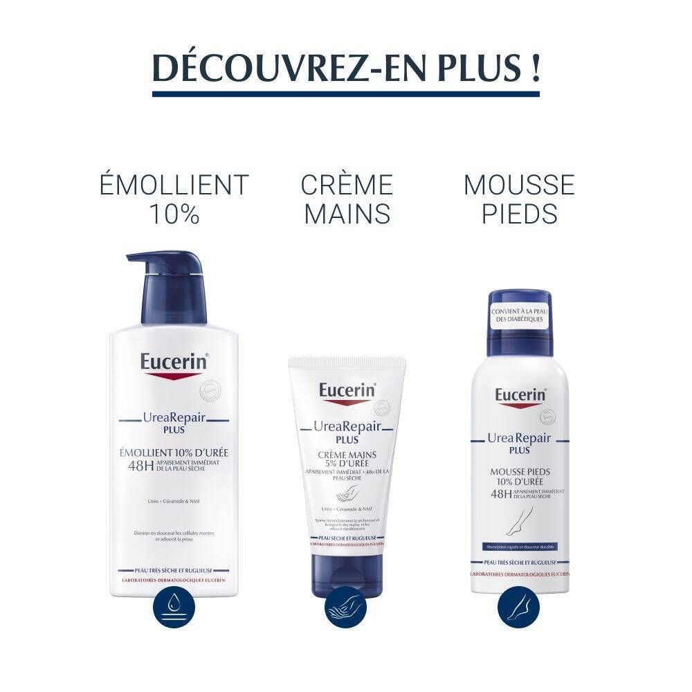 Eucerin UreaRepair Original Gel Nettoyant 5% d'Urée Visage et Corps Peau Très Sèche et Rugueuse