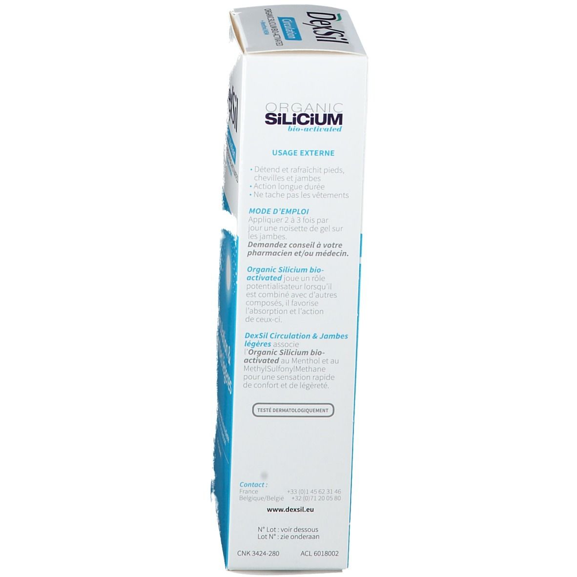 DexSil Circulation Circulatie & Lichte Benen Silicium + MSM Gel