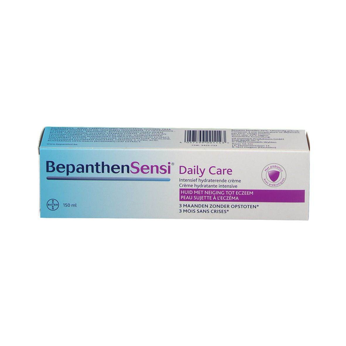 Bepanthen Sensi Daily Care Crème Peau Sujette à l'eczéma
