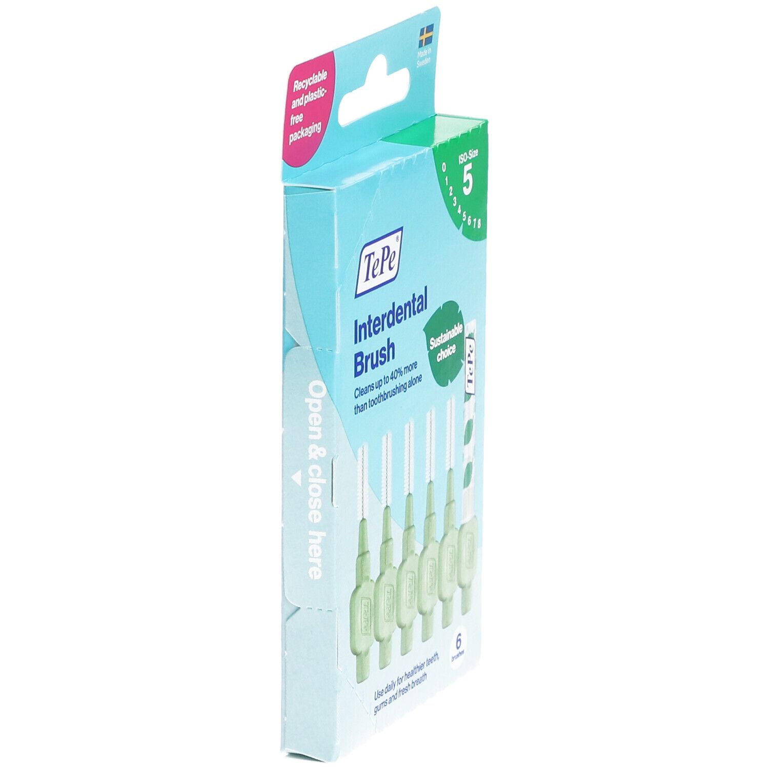 Dos de l'emballage avec informations. Certification FSC. Instructions et pictogrammes.