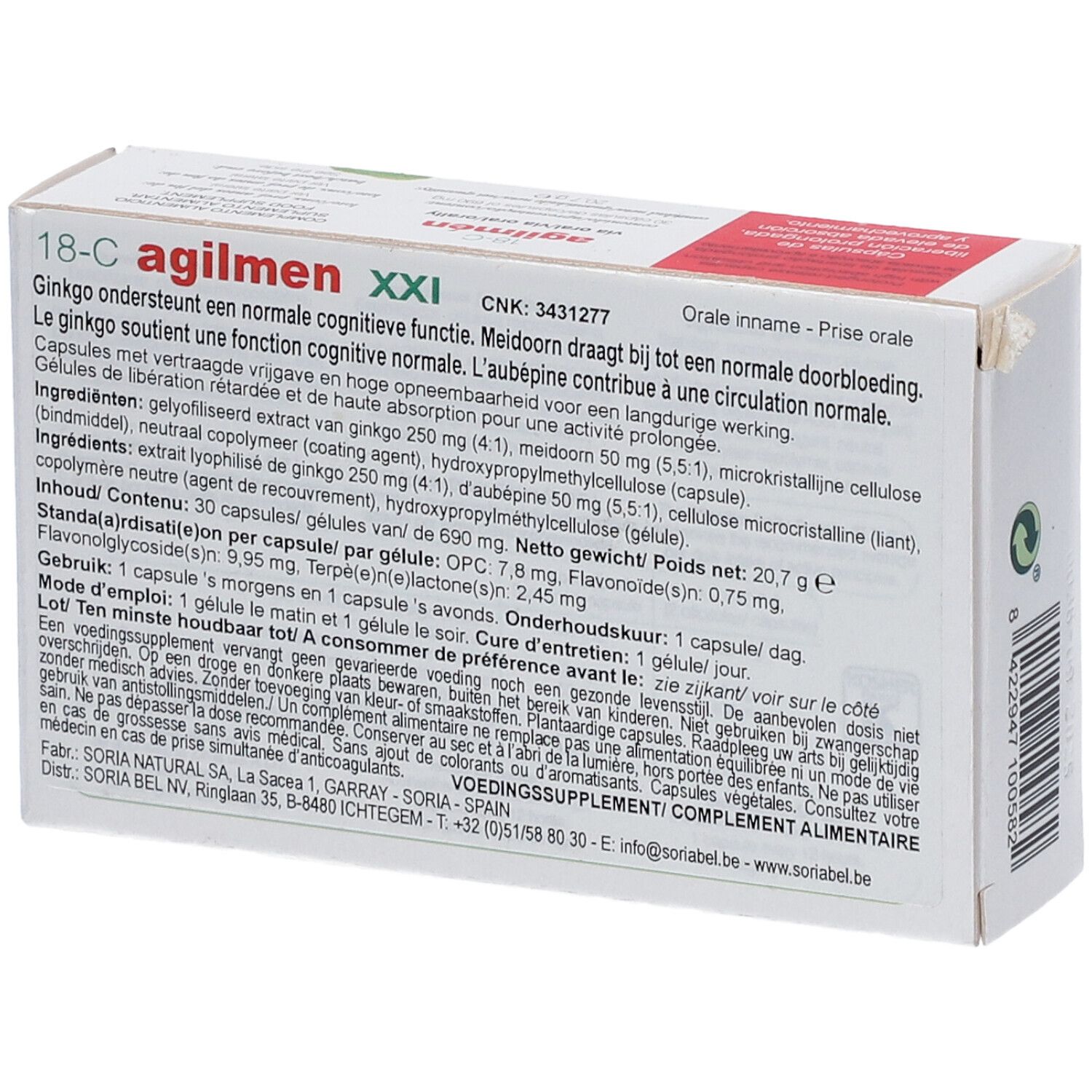 Soria Natural® XXI Agilmén