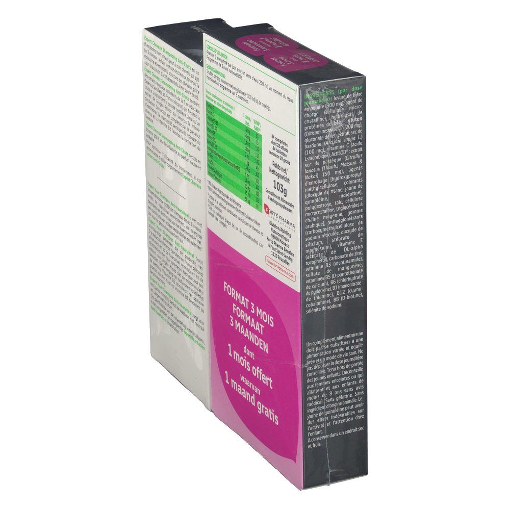 Forté Pharma Expert Cheveux Tripack + Expert Cheveux Shampooing 200ml