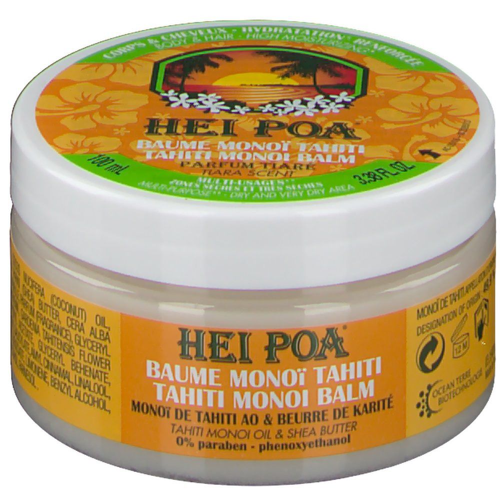 HEI POA Pure Monoï & Tahiti Baume Corporel Hydratant - Tiare