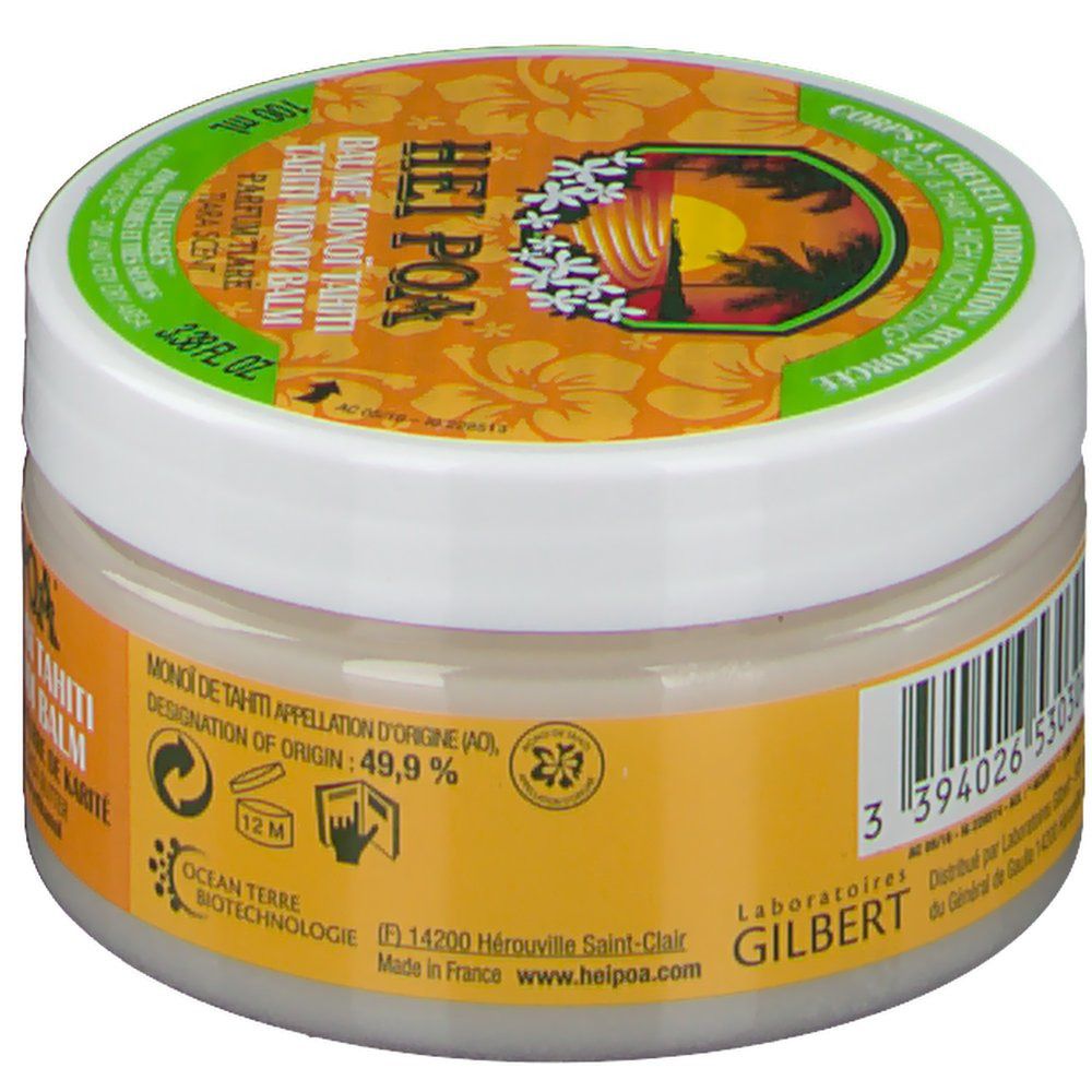 HEI POA Pure Monoï & Tahiti Baume Corporel Hydratant - Tiare