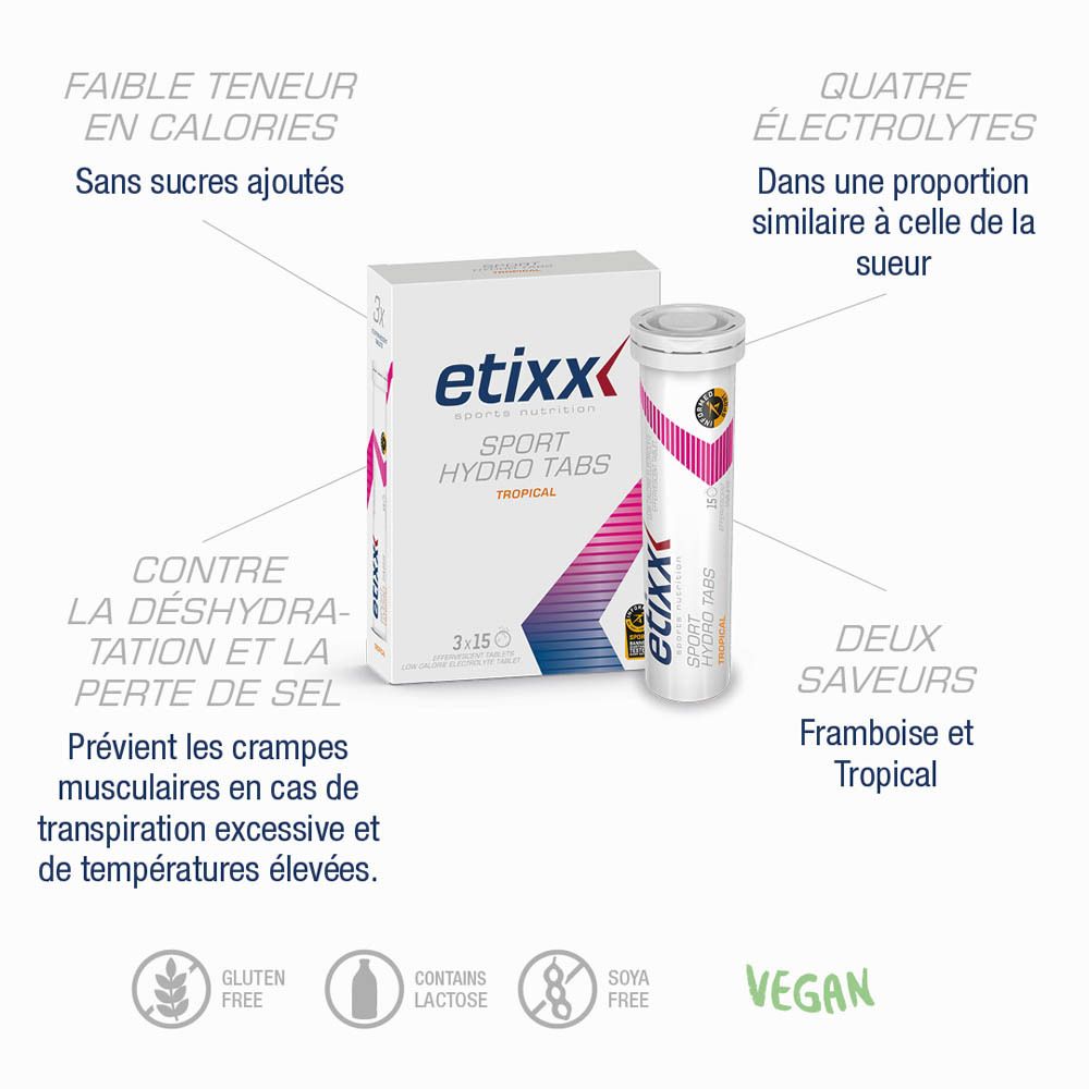 Etixx Sport Hydro Tab Framboise