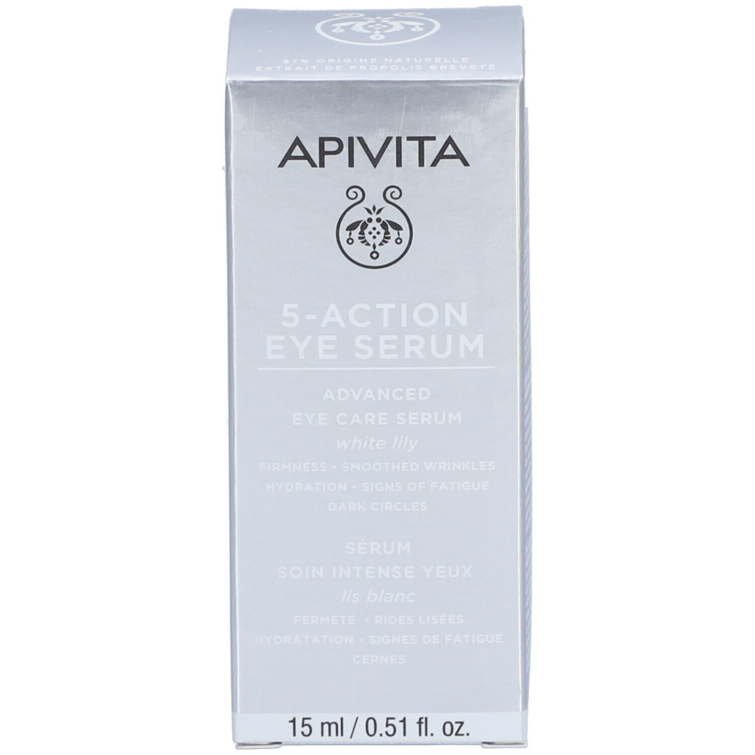 API VITA 5-Action Eye Serum, 15 ml. Sérum avancé pour le soin des yeux à la fleur de lys.