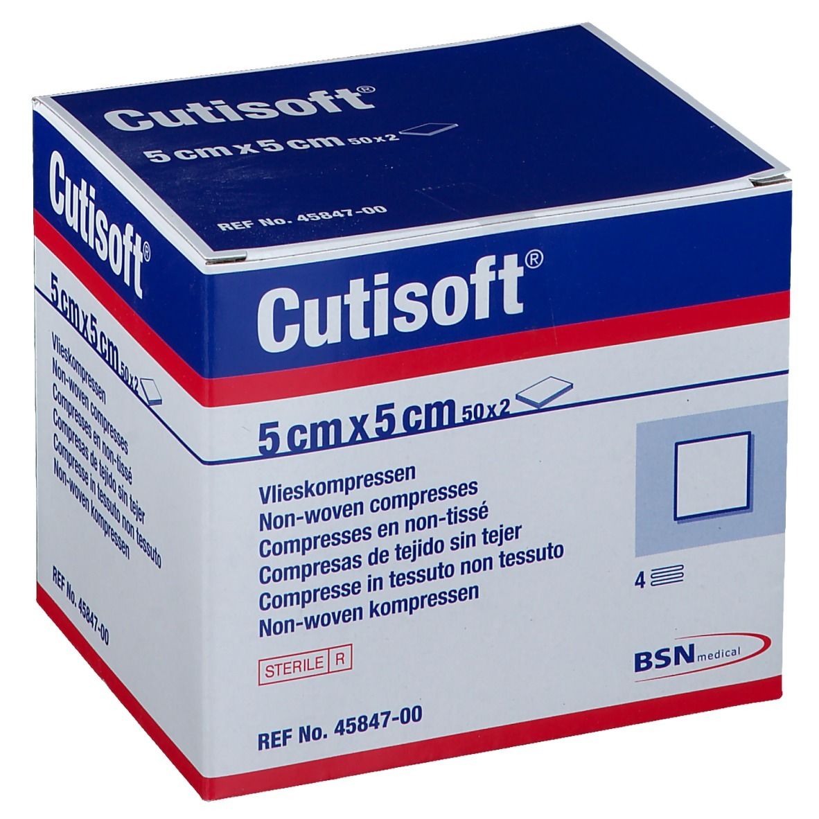 Cutisoft Coton Stérile 5x5cm