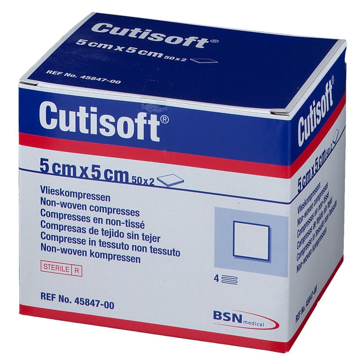 Cutisoft Coton Stérile 5x5cm