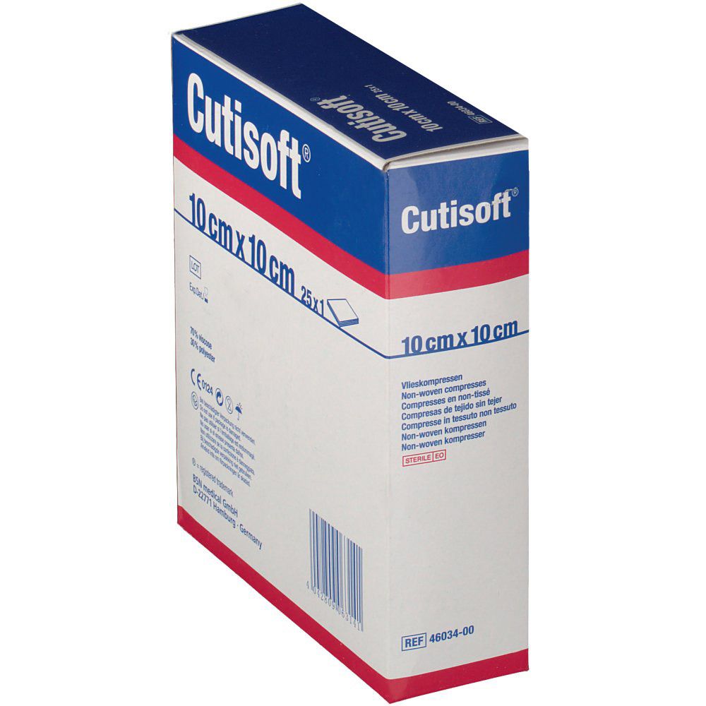 Cutisoft Katoen Steriel 10x10cm