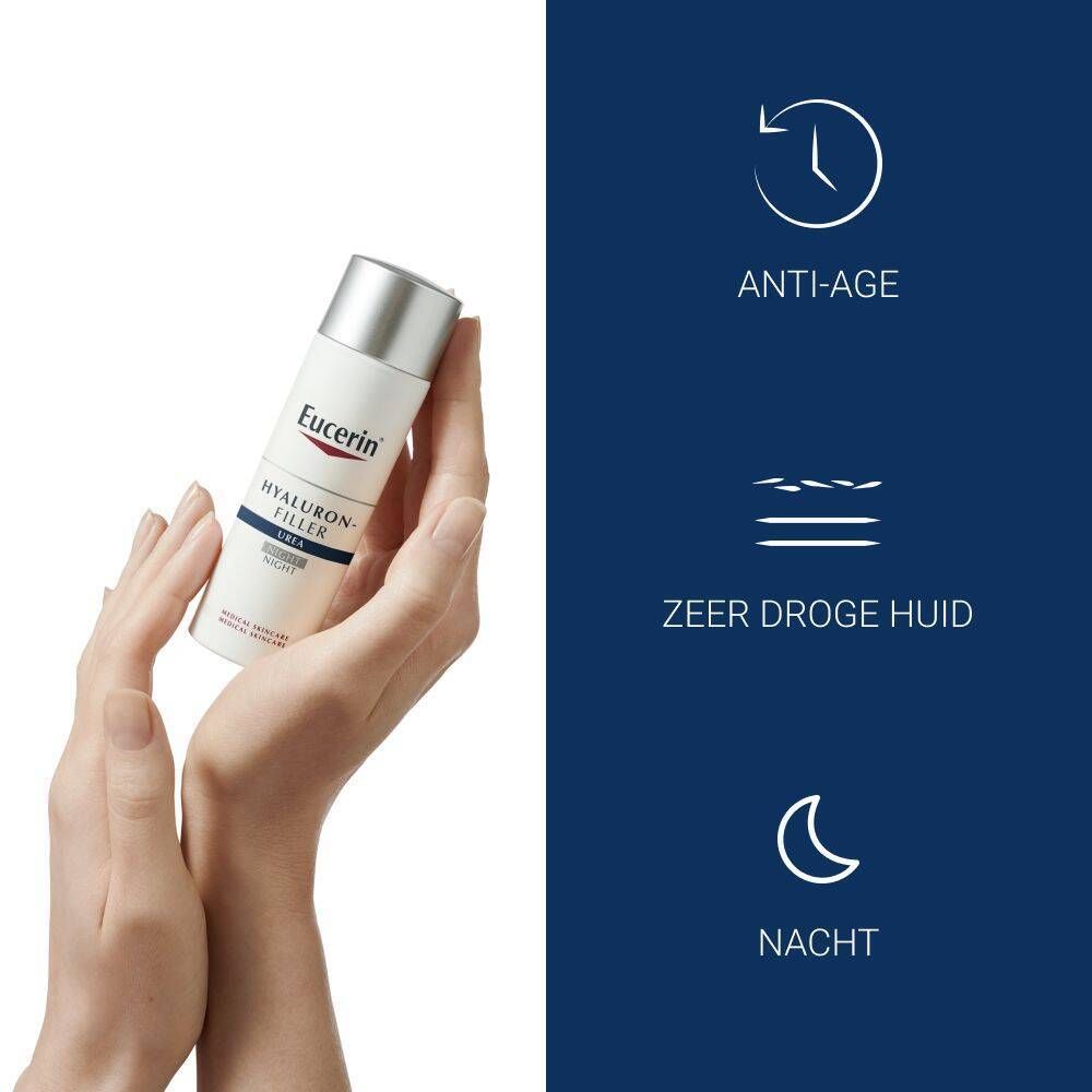 Eucerin Hyaluron-Filler Extra Rijk Nachtcrème Zeer Droge Huid