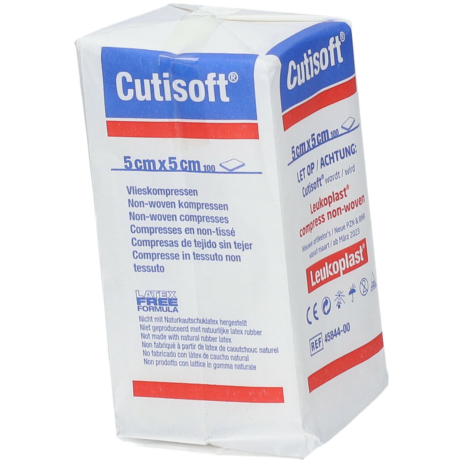 Cutisoft Compresses en Non-Tissé Non Stérile 5x5cm