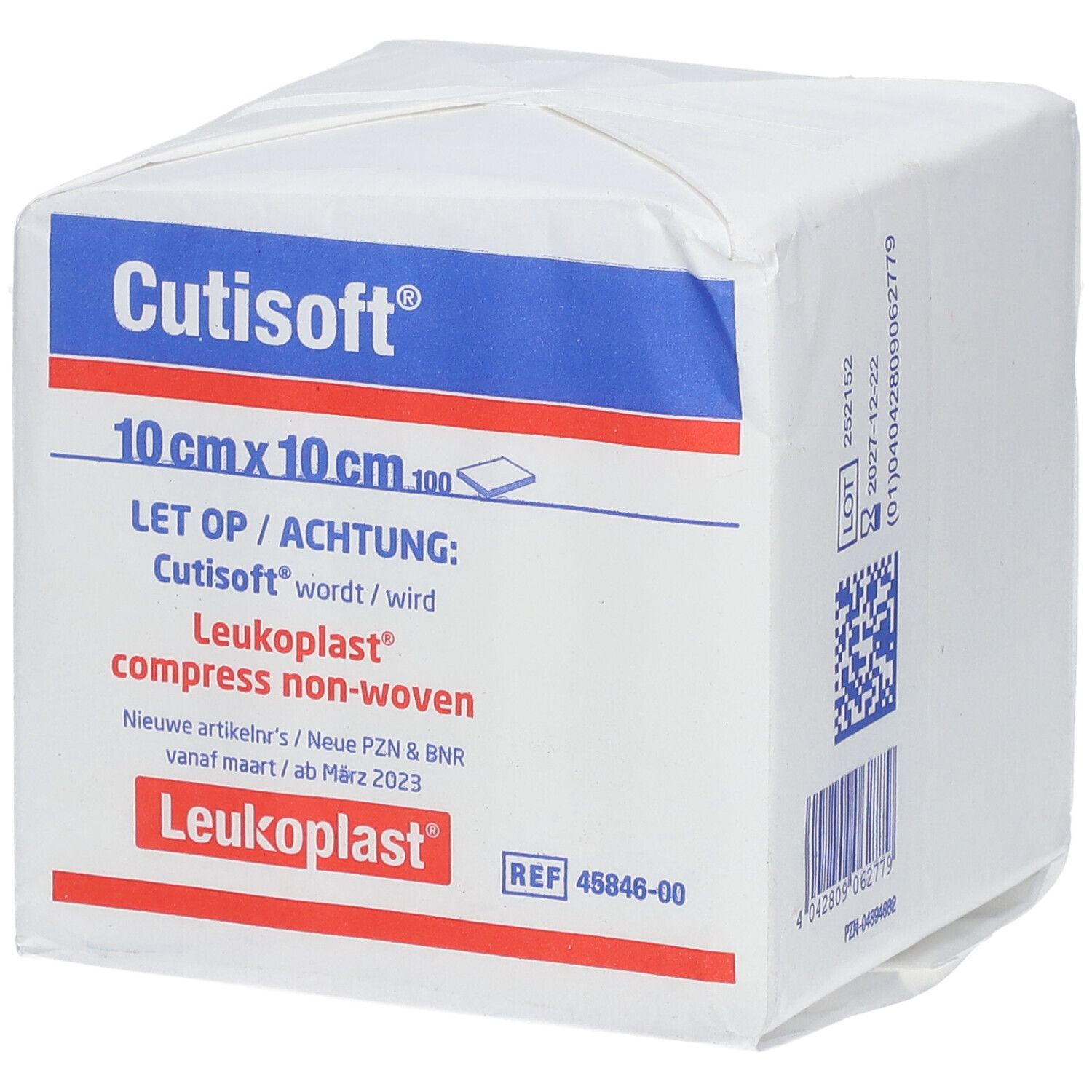 Cutisoft Non Stérile 10x10cm