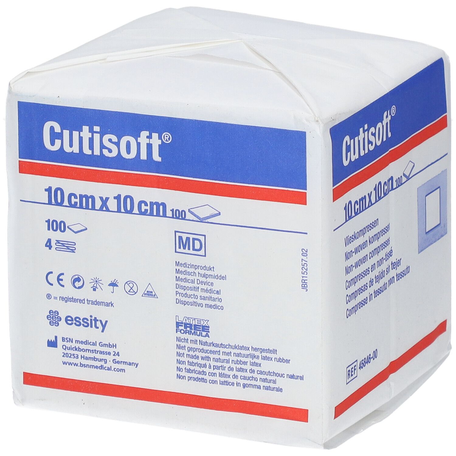 Cutisoft Non Stérile 10x10cm