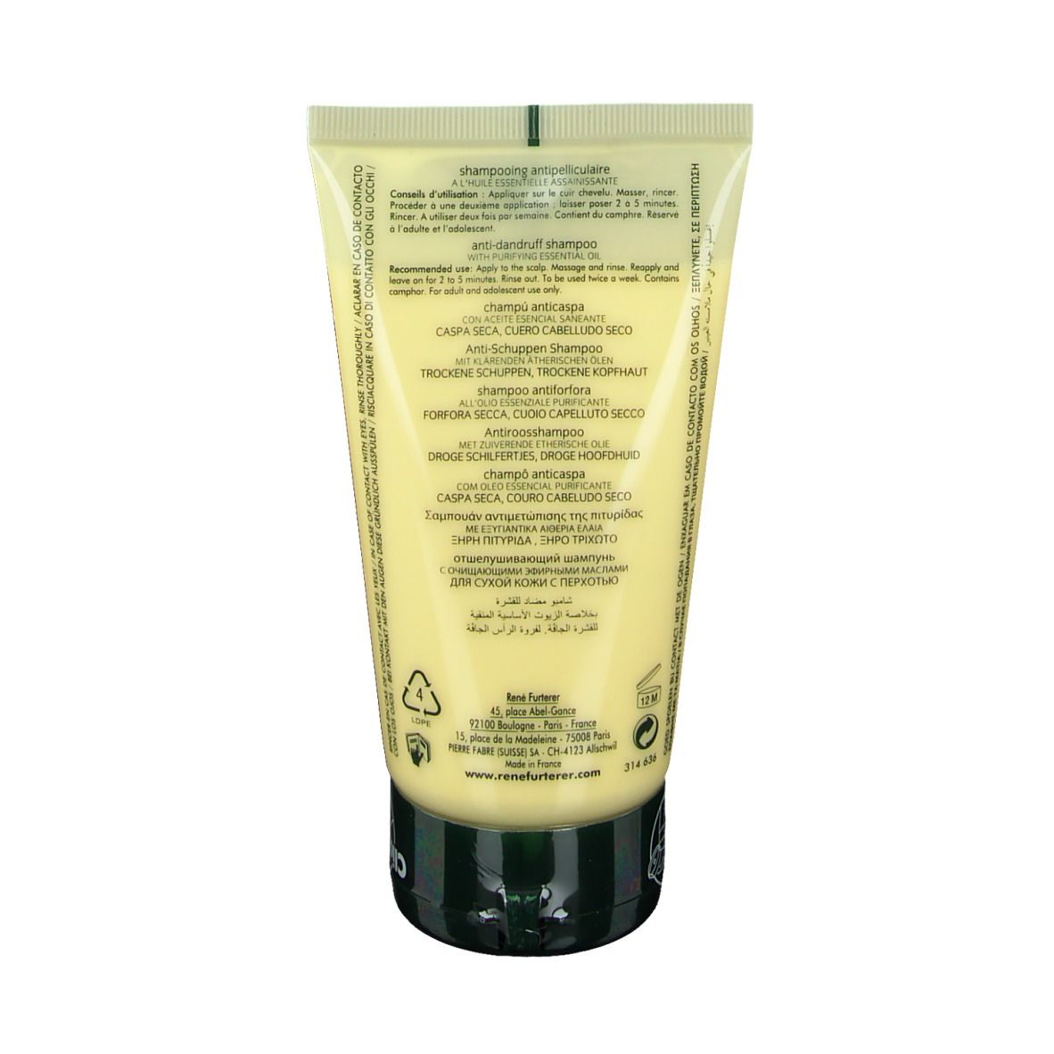 Rene Furterer Melaleuca Shampooing Pellicules Sèches