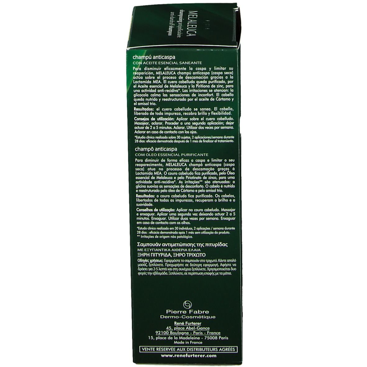 Rene Furterer Melaleuca Shampooing Pellicules Sèches