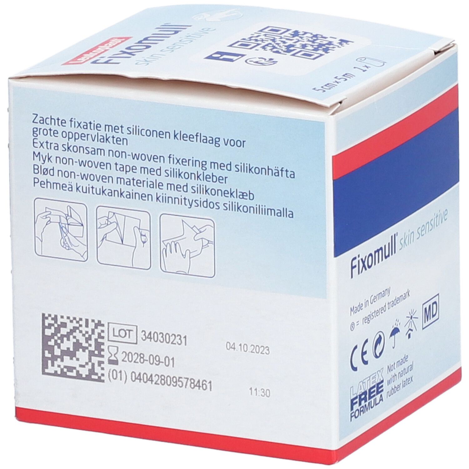 Leukoplast® Fixomull® Skin Sensitive 5cm x 5m 79965-01