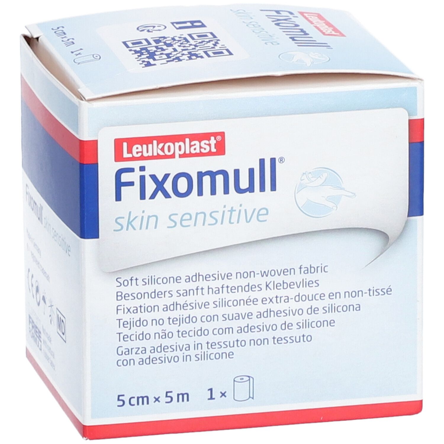 Leukoplast® Fixomull® Skin Sensitive 5cm x 5m 79965-01
