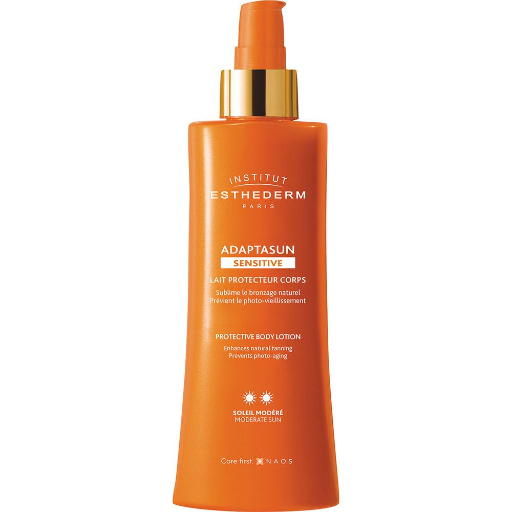 Institut Esthederm Adaptasun Sensitive Lait Protecteur Corps Soleil Modéré