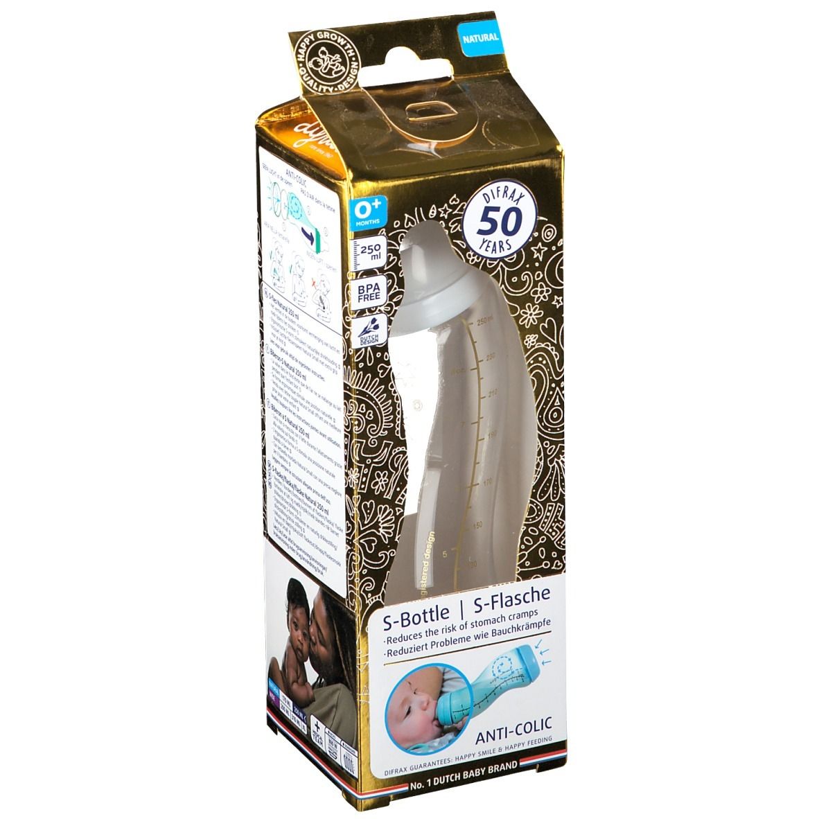 Difrax S-Fles Natural Gold