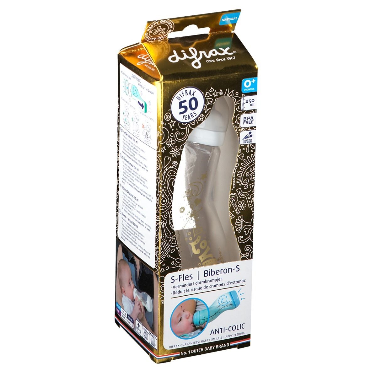 Difrax S-Fles Natural Gold