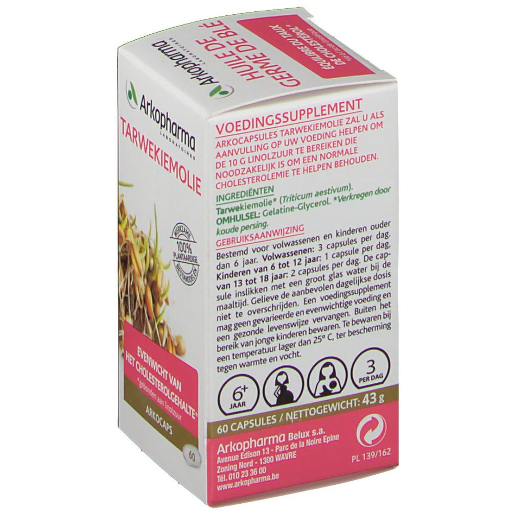 Arkocaps Tarwekiemolie