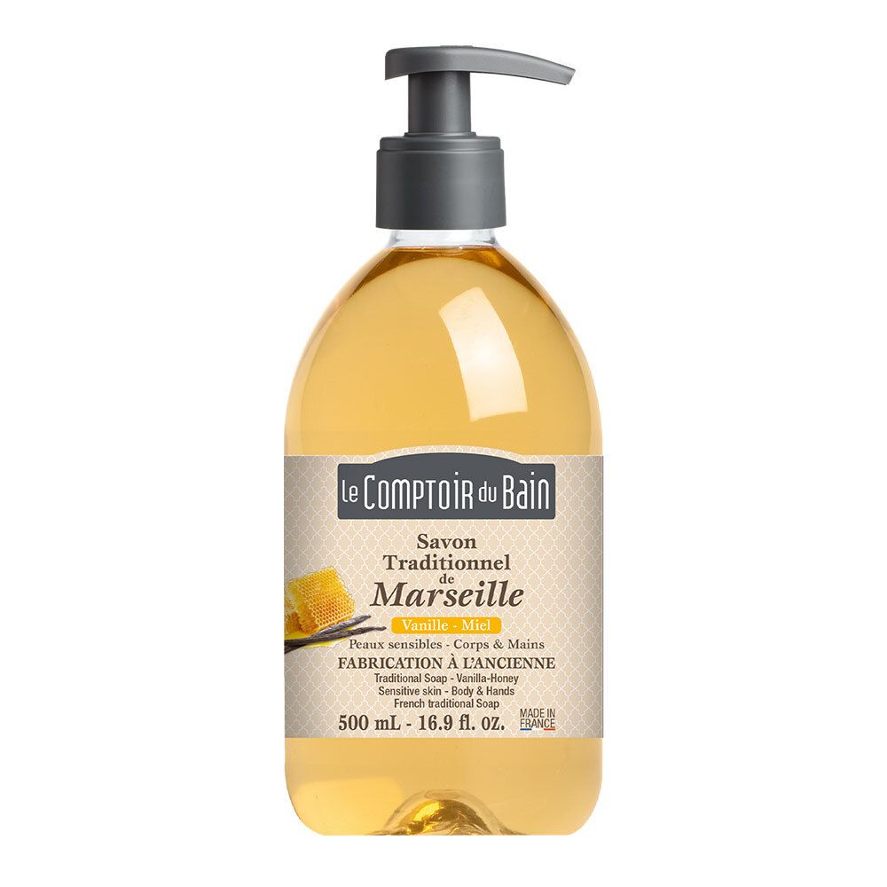 Le Comptoir du Bain Traditionele Marseillezeep Vanille - Honing
