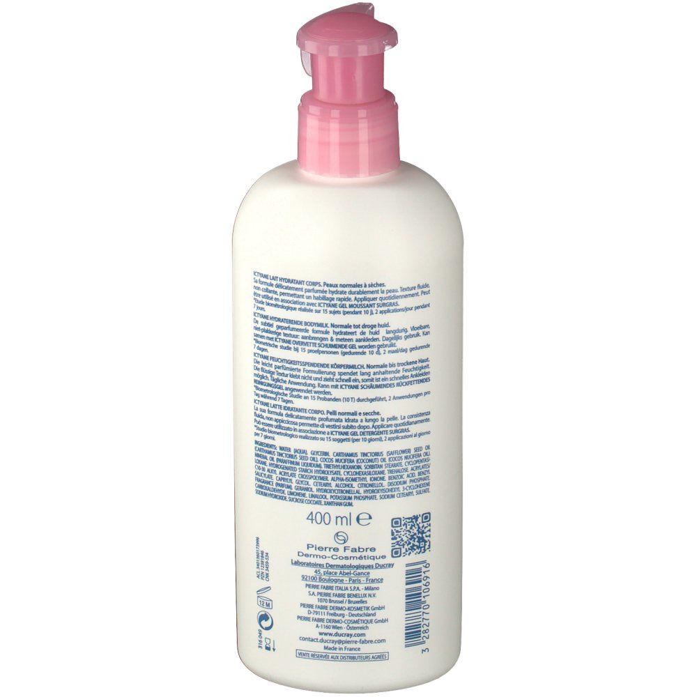 Ducray Ictyane Lait Corporel Hydratant