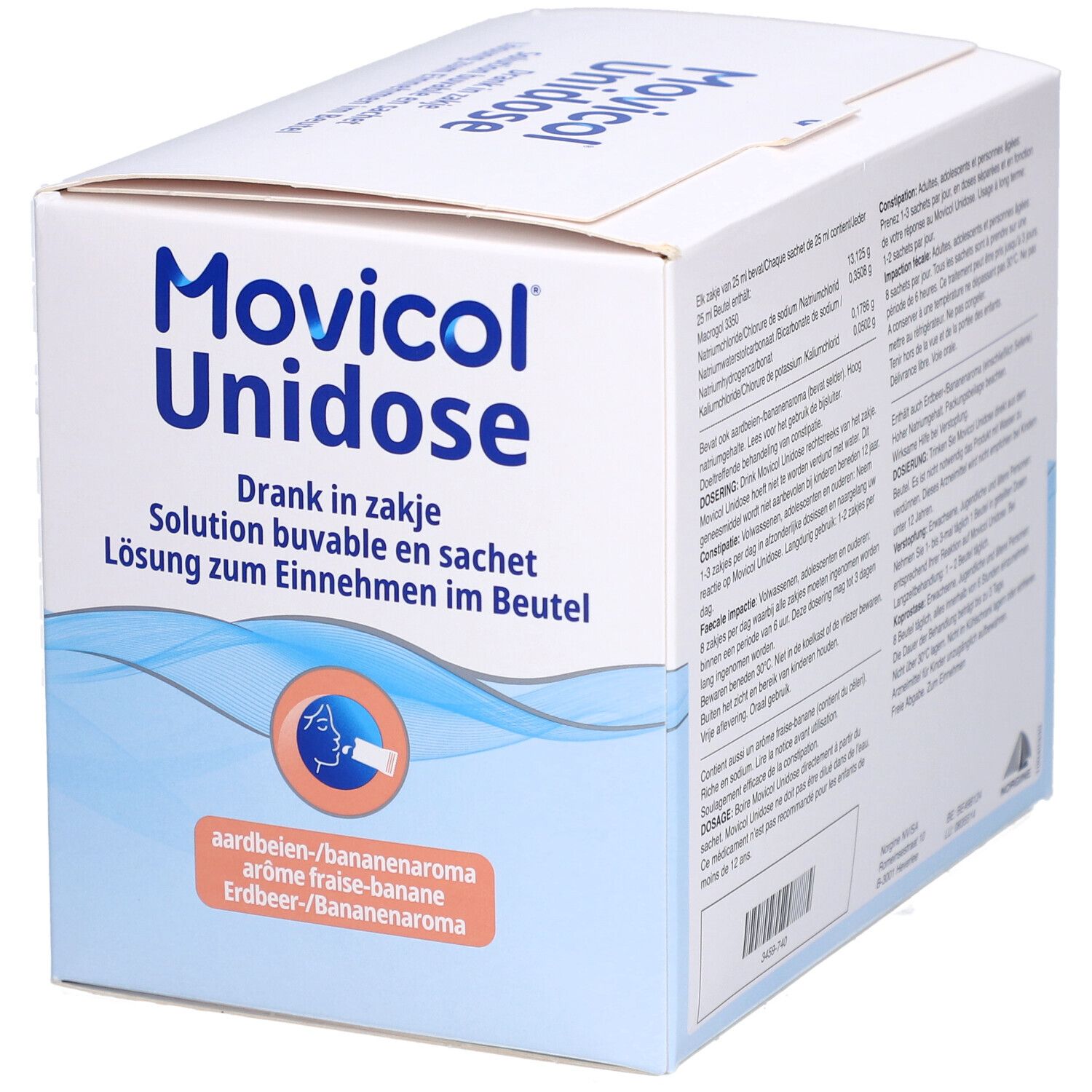 Movicol Unidose | Aardbeien-Bananen