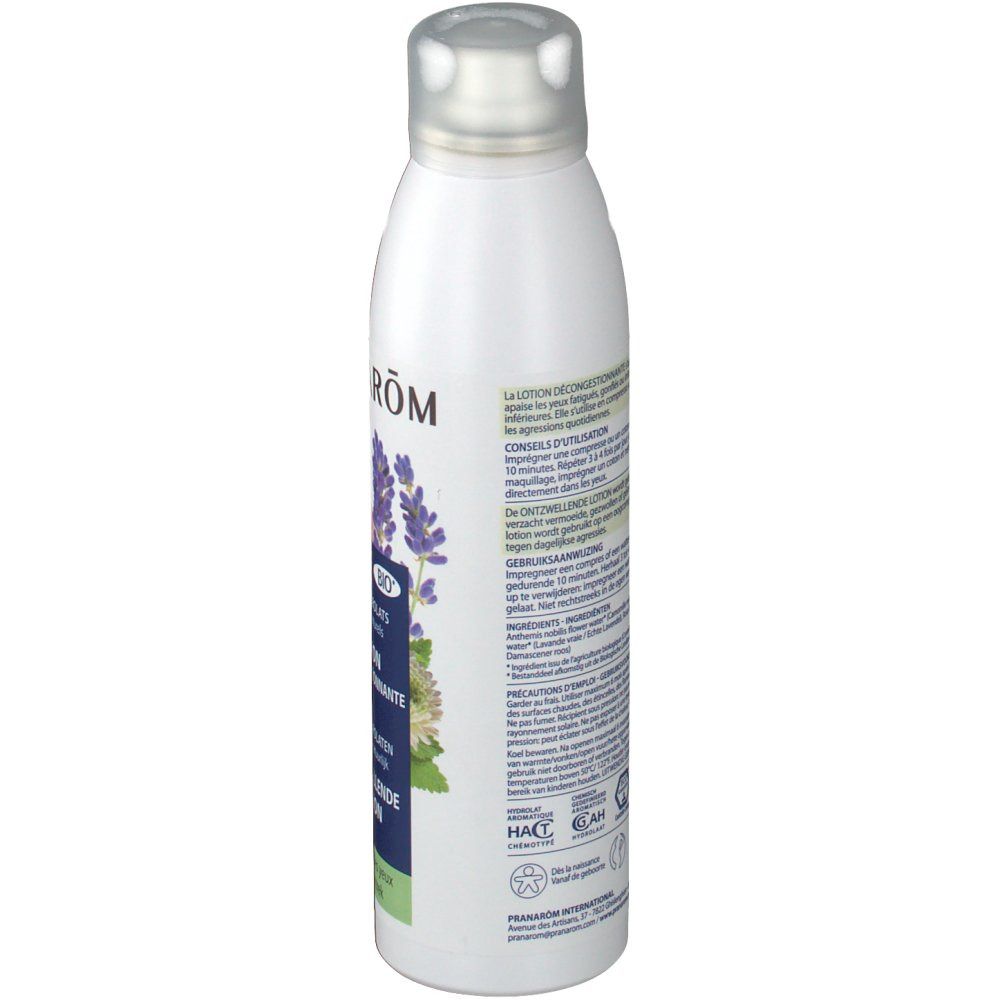 Pranarom Hydrolat Lotion Décongestionnante Contour Des Yeux