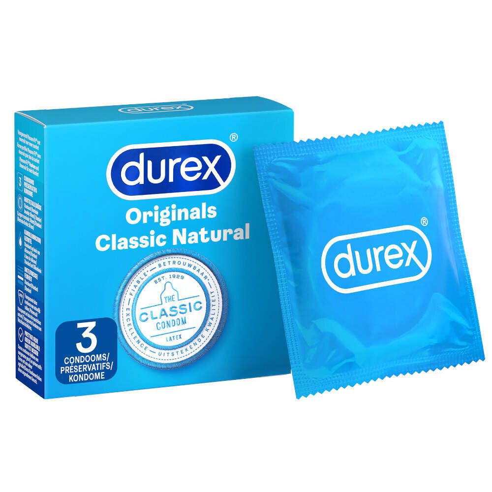 Durex Classic Natural Préservatifs