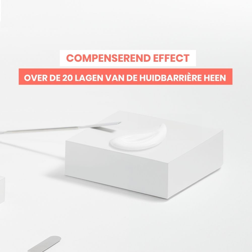 Verpakking. Opschrift: Eau Thermale Avène, Cleanance Hydra, Verzachtende crème.