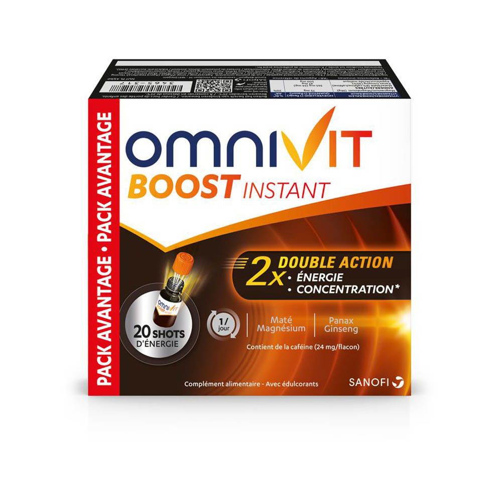 Omnivit Boost Instant | Énergie & Concentration