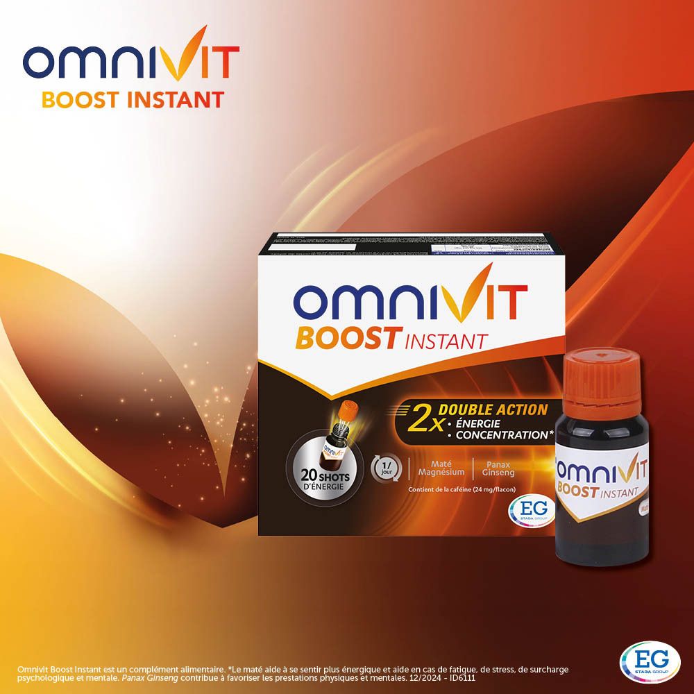 Omnivit Boost Instant | Énergie & Concentration