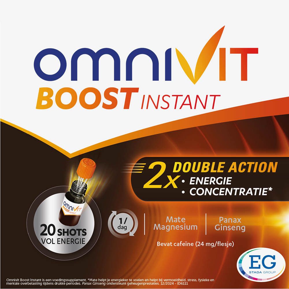 Omnivit Boost Instant | Energie & Concentratie