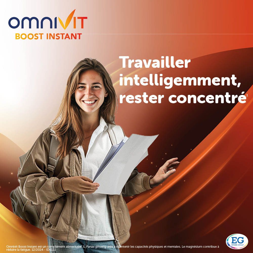 Omnivit Boost Instant | Énergie & Concentration