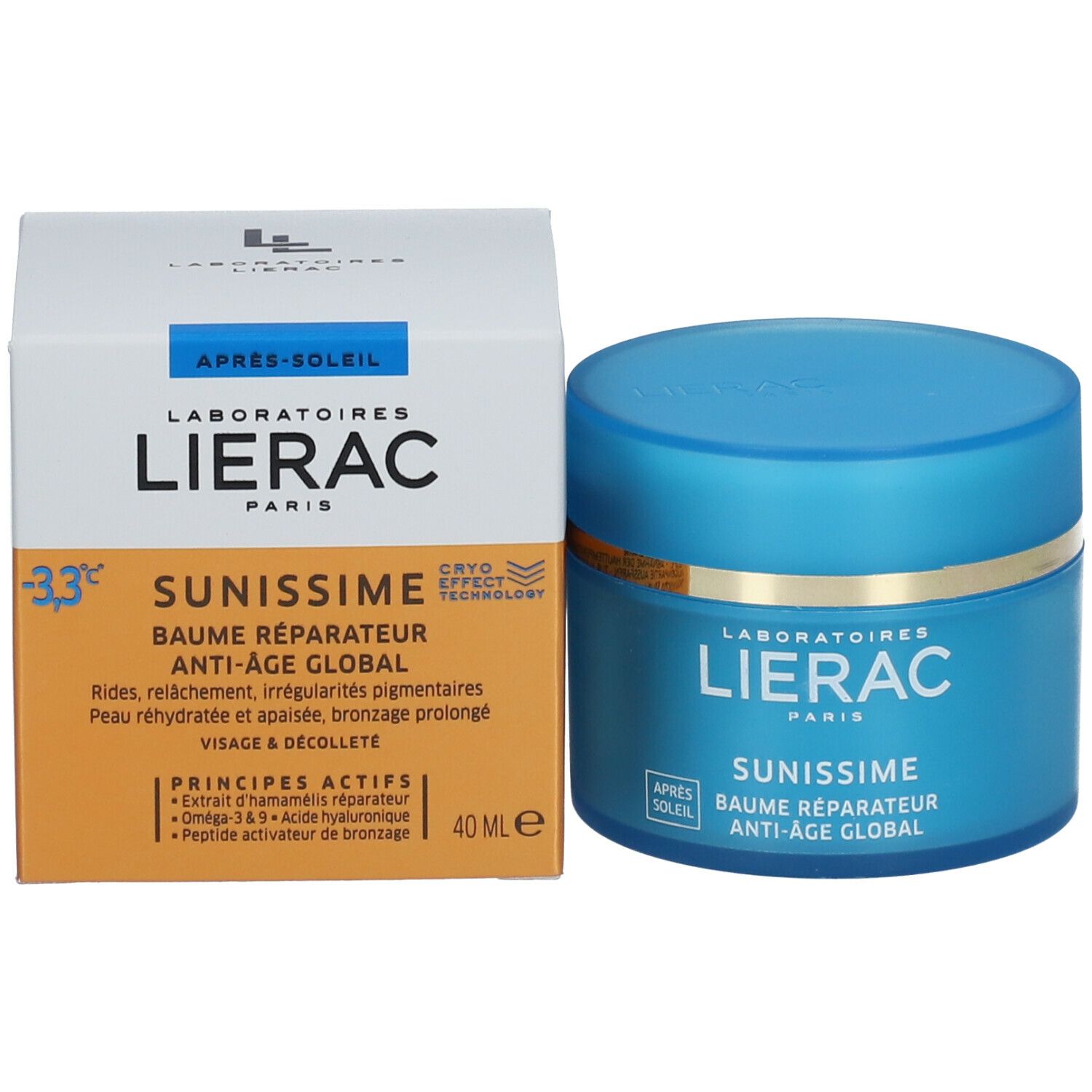 Lierac Sunissime Baume Réparateur Réhydratant Visage - Après Soleil