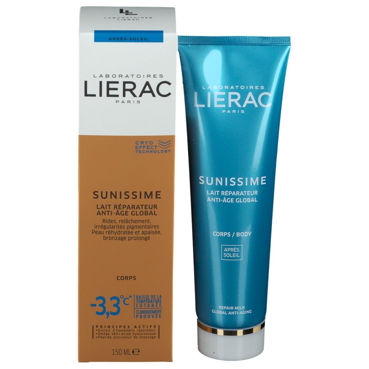 Lierac Sunissime Lait Corporel Réparateur Réhydratant - Après Soleil