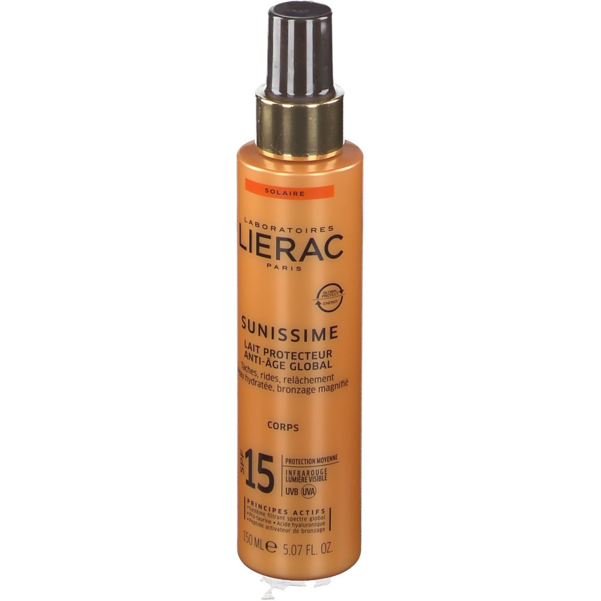 Lierac Sunissime Lait Corporel Protecteur Energisant SPF15
