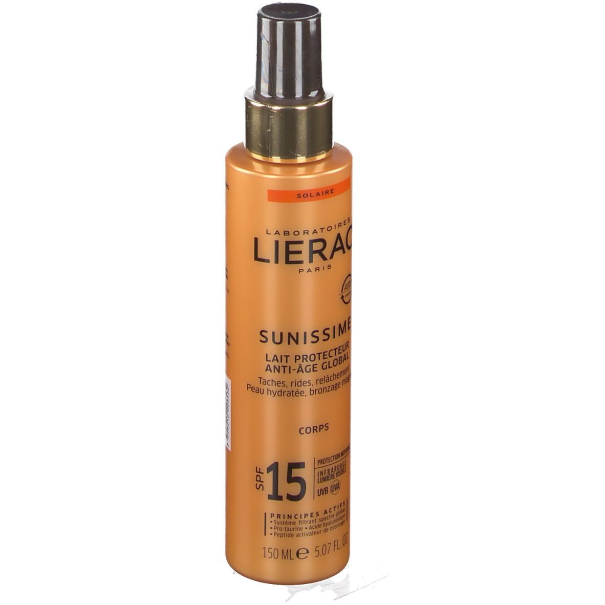 Lierac Sunissime Lait Corporel Protecteur Energisant SPF15