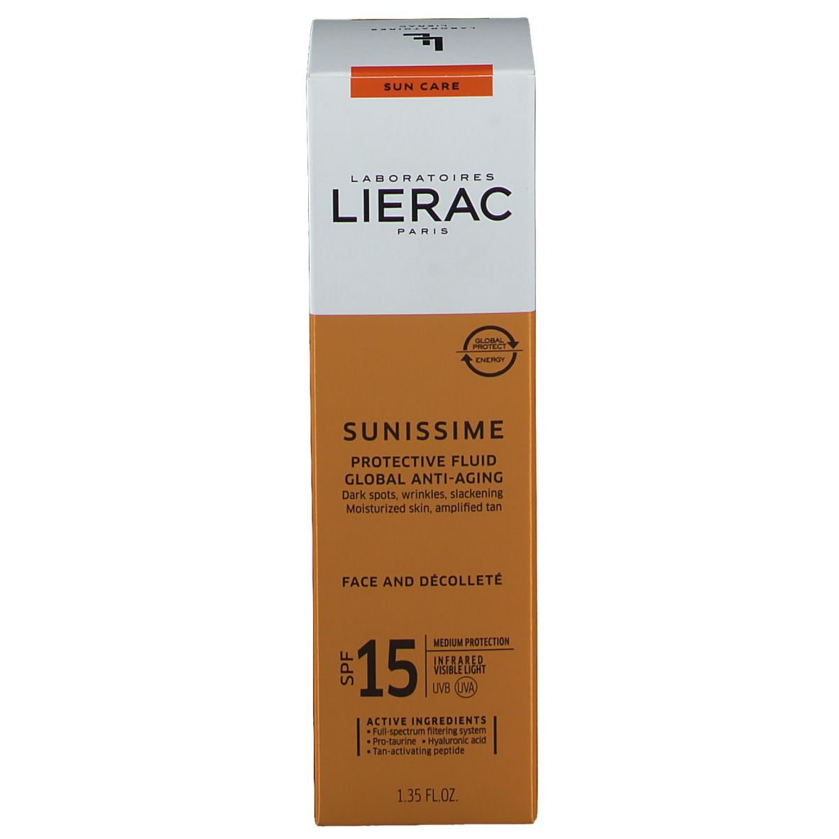 Lierac Sunissime Fluide Protecteur Energisant Visage SPF15