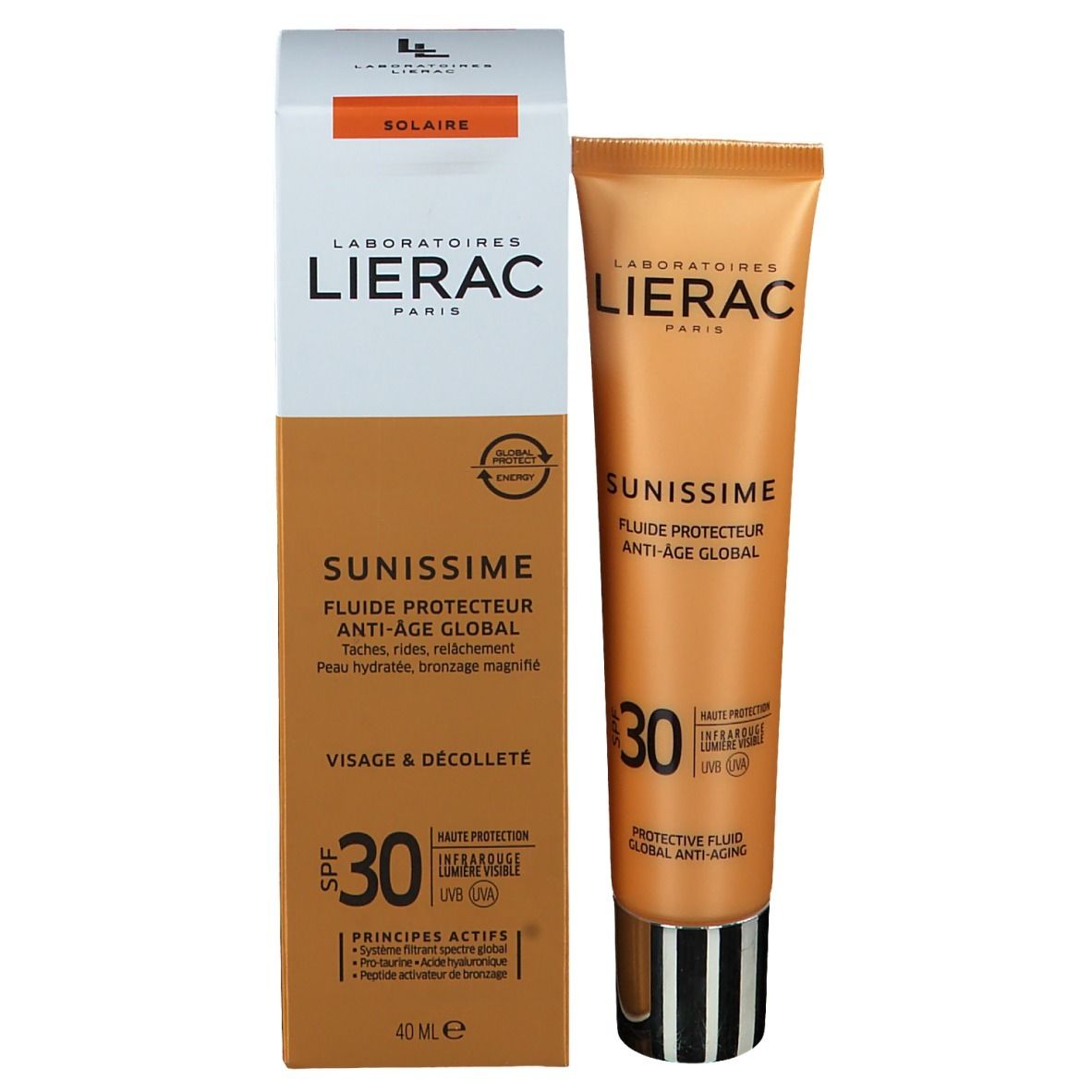 Lierac Sunissime Fluide Protecteur Energisant Visage SPF30