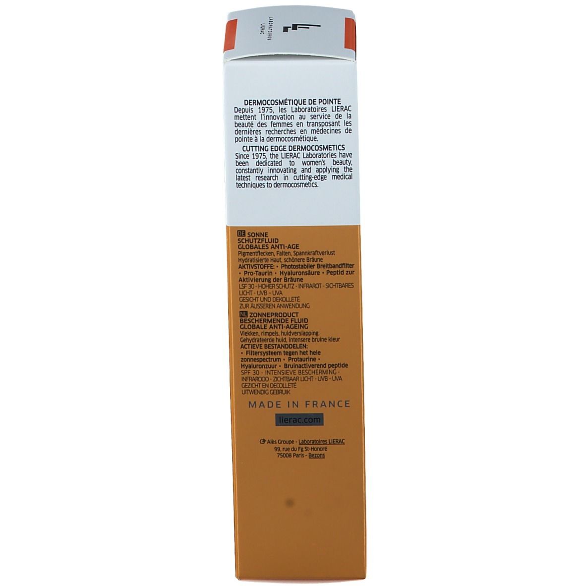 Lierac Sunissime Fluide Protecteur Energisant Visage SPF30